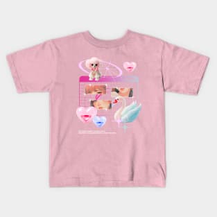 Cute & Sweet Retro Kids Toy Collage - Cuteness Kids T-Shirt